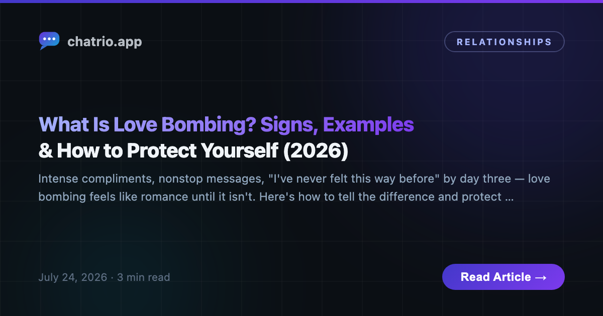 A small chat bubble overwhelmed by an intense flood of messages, representing love bombing