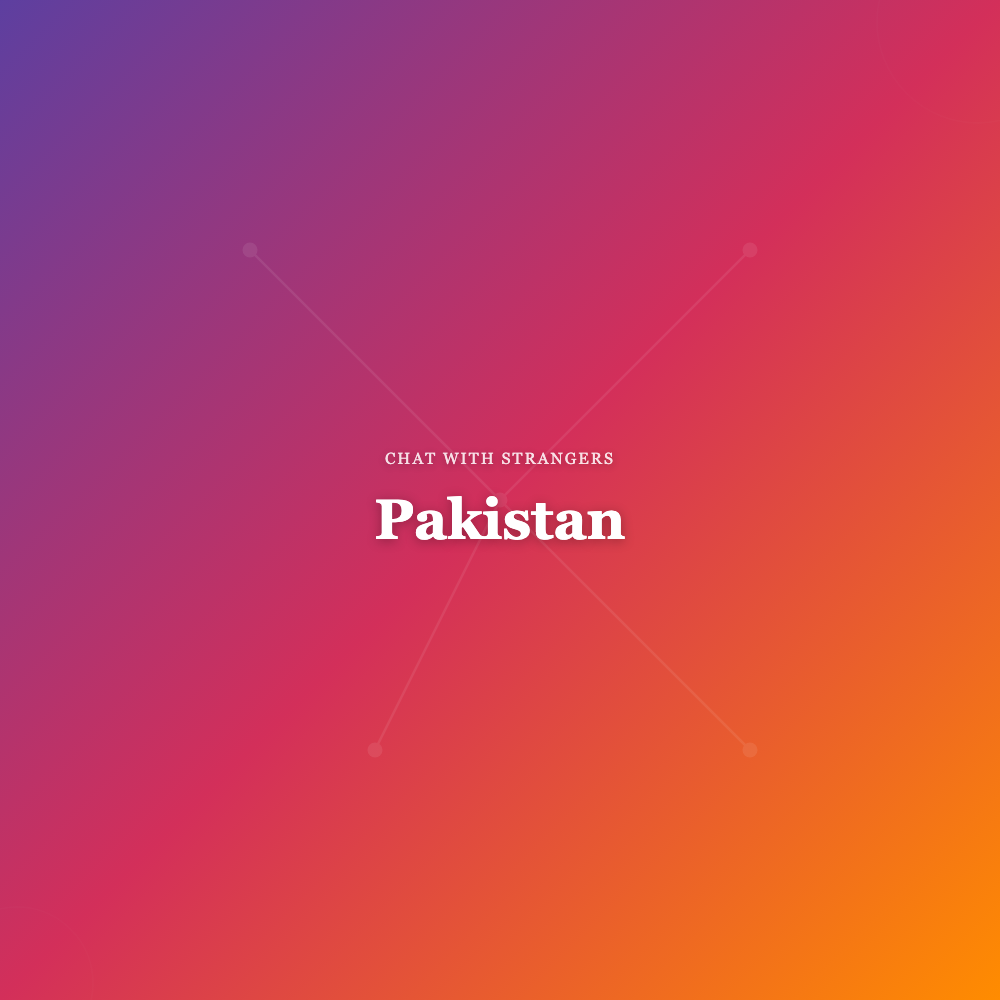 Illustration of a friendly young woman chatting online in Pakistan
